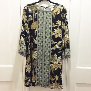 3/$25 NWT H&M island print dress size 14